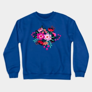 Boho flower bouquet Crewneck Sweatshirt